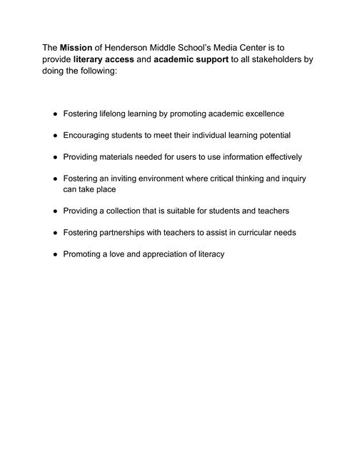 Mission Statement